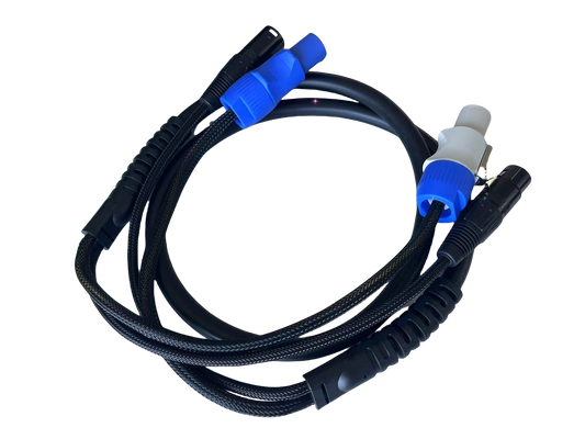 Compatible Power and DMX Cable, powercon plus dmx cable set for stage lighting