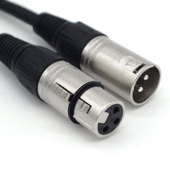 3M XLR Cable Silver, Professional 3 pin DMX Cable durable