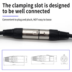 3M XLR Cable Silver, Professional 3 pin DMX Cable durable