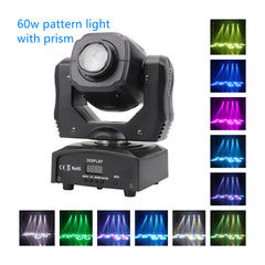 60w led spot moving head with 3-prism