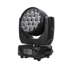 19*15w mac aura led bee eye moving head with zoom, osram bulb 4in1 RGBW