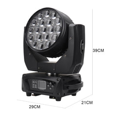 19*15w mac aura led bee eye moving head with zoom, osram bulb 4in1 RGBW