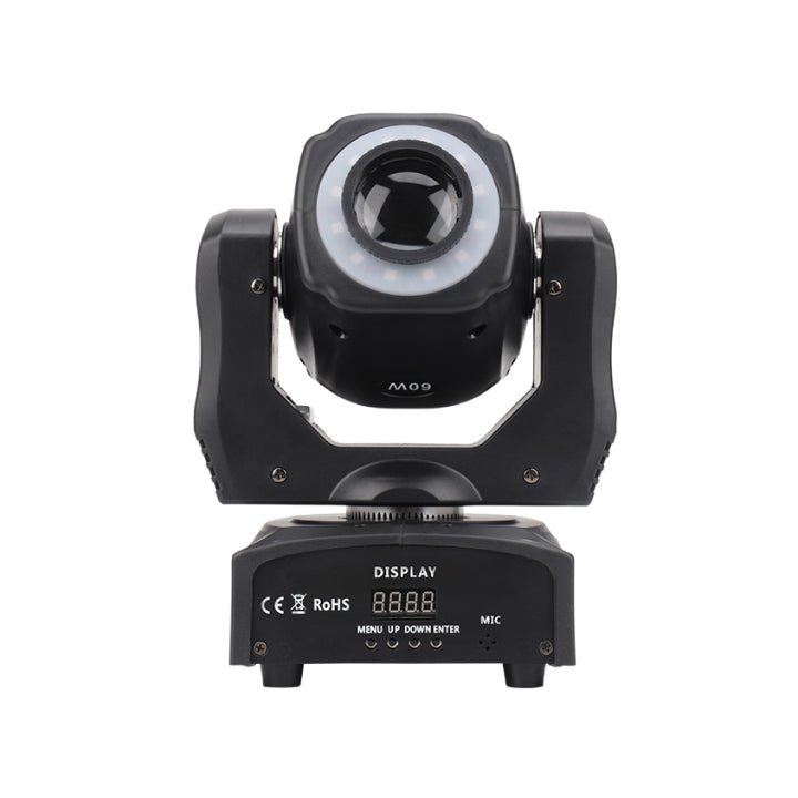 60w Led spot moving head with led string