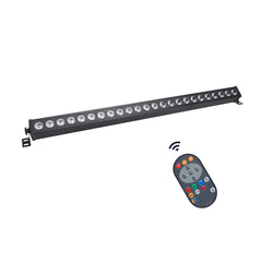 Led wall wash light with remote control