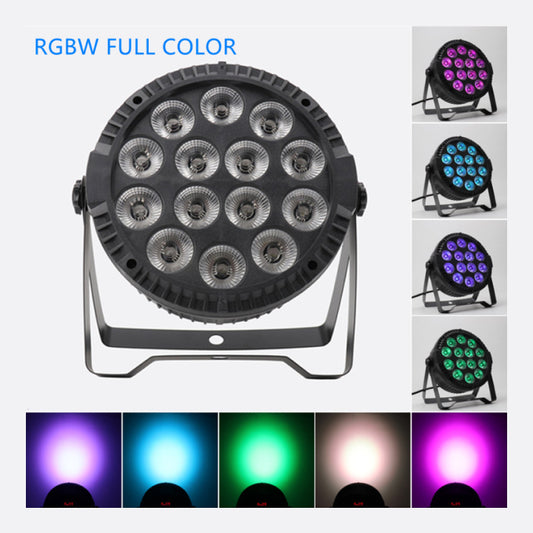 14 Leds RGBW 4in 1 RGB Led flat par