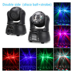 Double side magic ball laser strobe effect, 15W smart moving head, multiple function